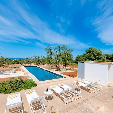Mediterranean Fora With Sea View Pool Villa Specchiolla