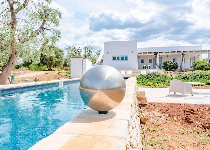 Villa Mediterranean Fora With Sea View Pool Specchiolla