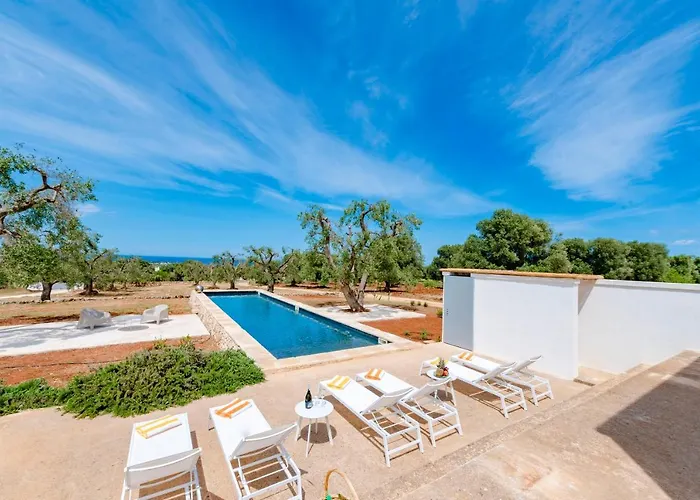 Mediterranean Fora With Sea View Pool Villa Specchiolla